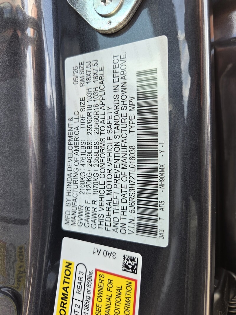 New 2026 Honda CR-V EX-L in FT. PIERCE, FLORIDA