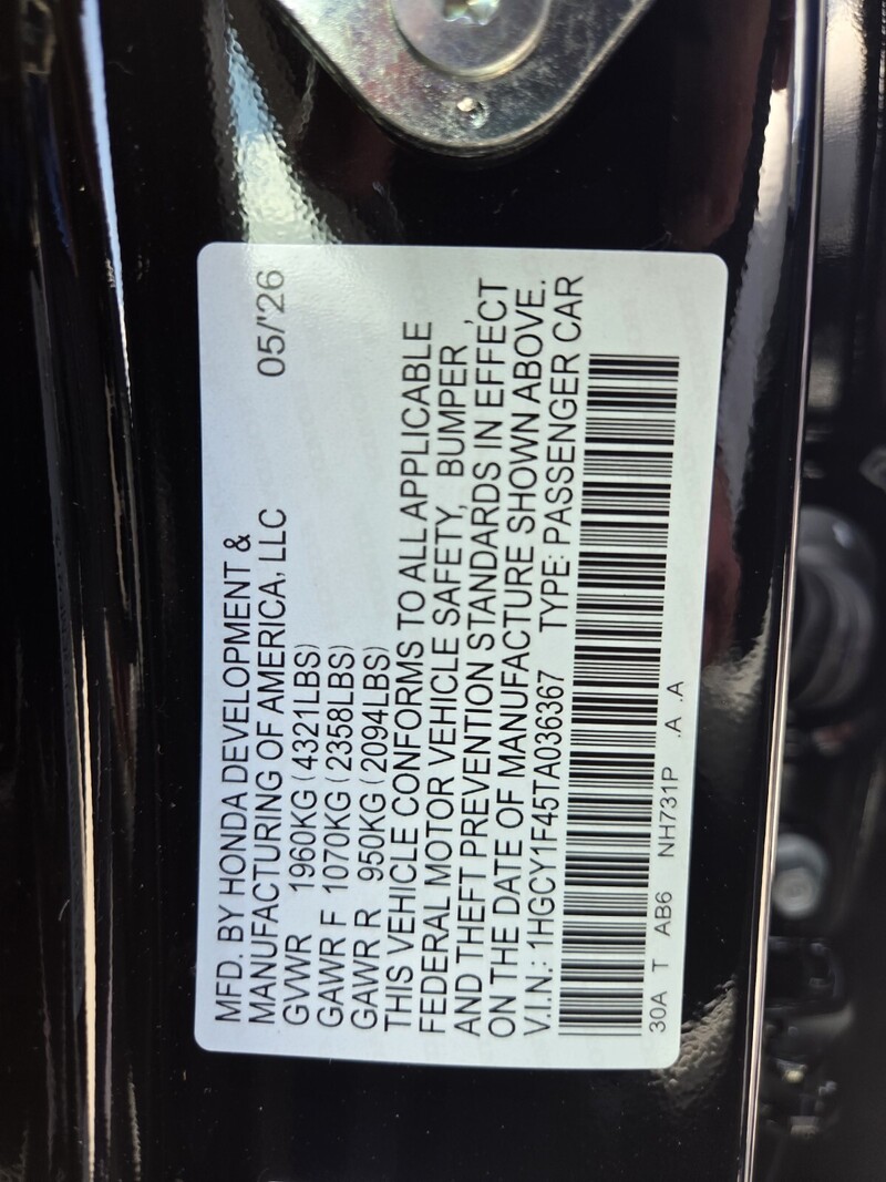 New 2026 Honda Accord Sedan SE in FT. PIERCE, FLORIDA