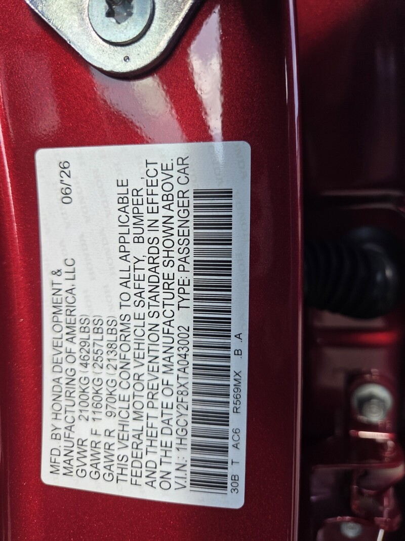 New 2026 Honda Accord Hybrid TOURING in FT. PIERCE, FLORIDA