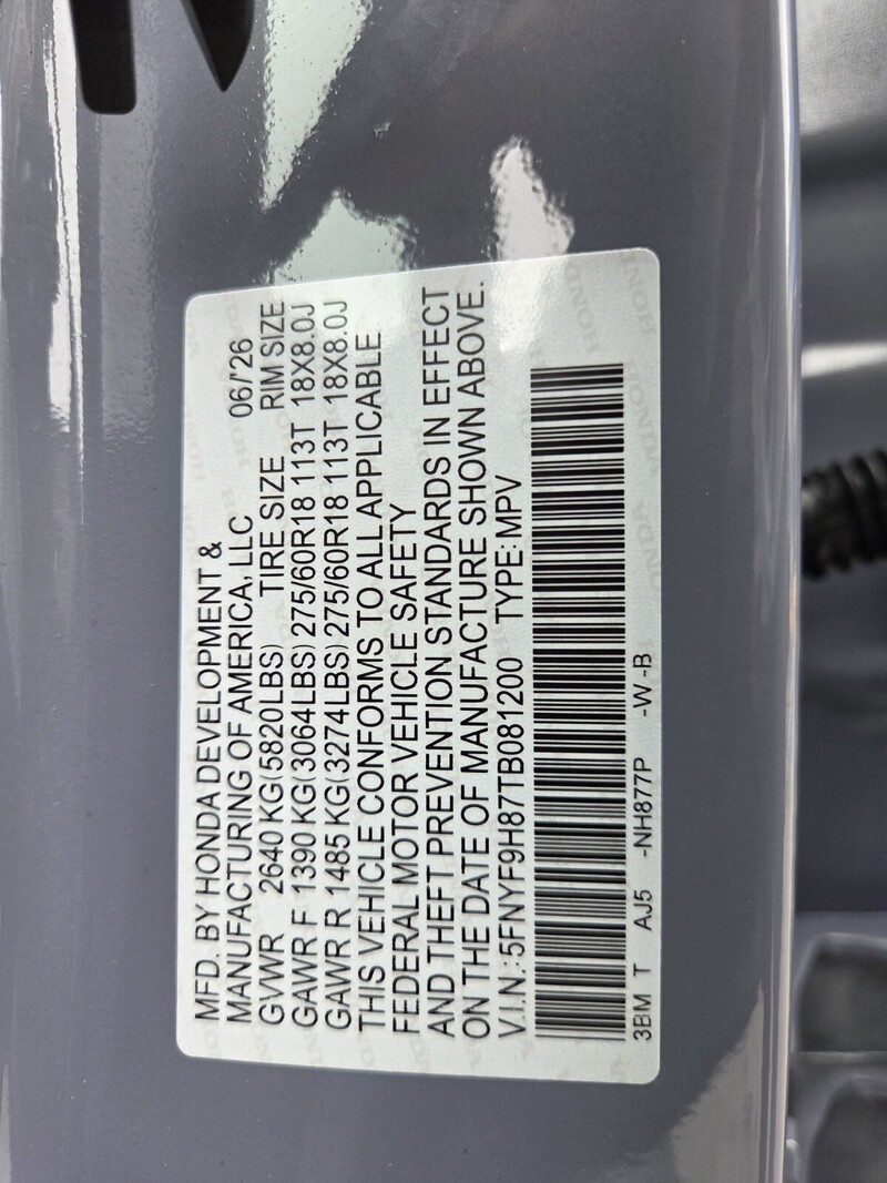 New 2026 Honda Passport TRAILSPORT ELITE in FT. PIERCE, FLORIDA