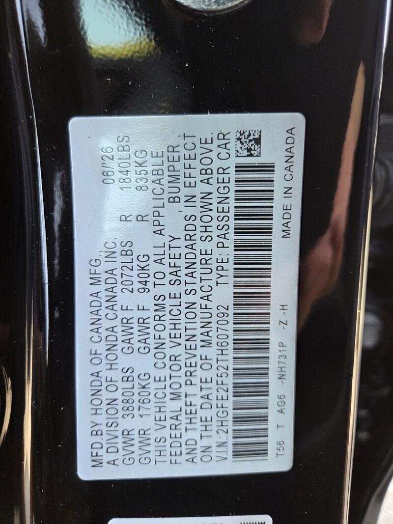 New 2026 Honda Civic SPORT in FT. PIERCE, FLORIDA