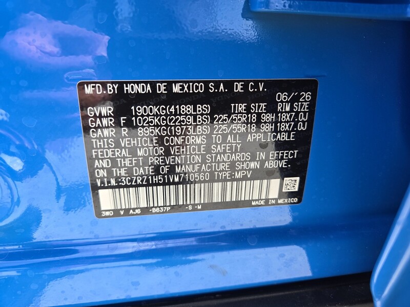 New 2027 Honda HR-V SPORT in FT. PIERCE, FLORIDA