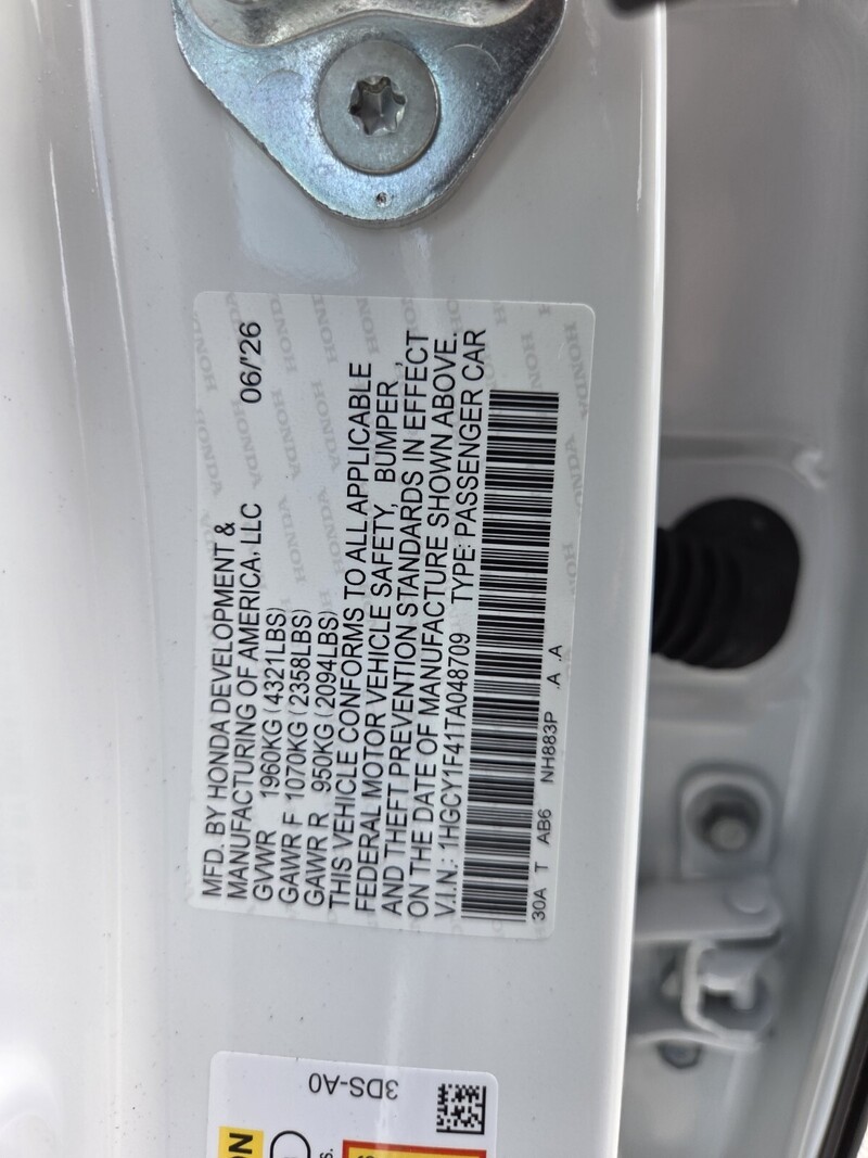 New 2026 Honda Accord Sedan SE in FT. PIERCE, FLORIDA