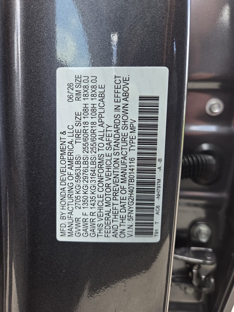 New 2026 Honda Pilot EX-L in FT. PIERCE, FLORIDA