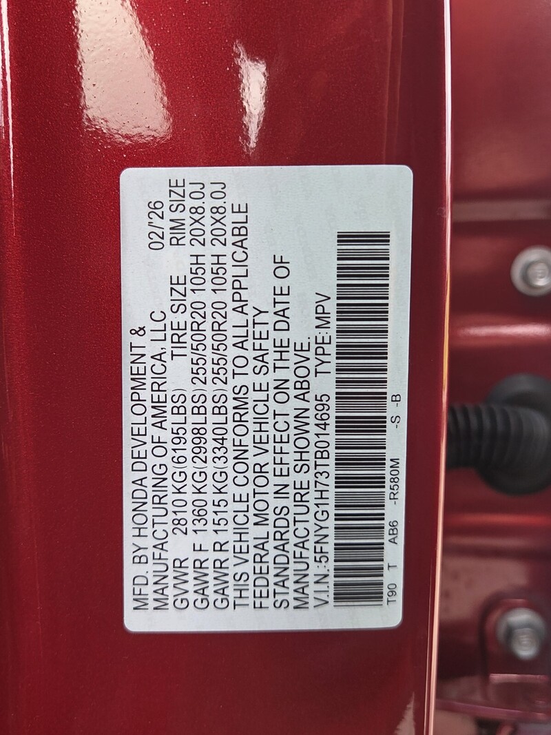 New 2026 Honda Pilot TOURING in FT. PIERCE, FLORIDA