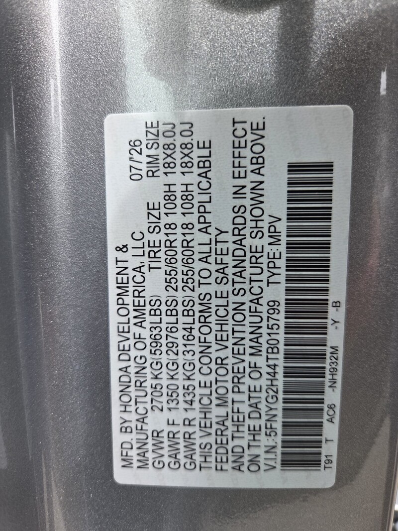 New 2026 Honda Pilot EX-L in FT. PIERCE, FLORIDA