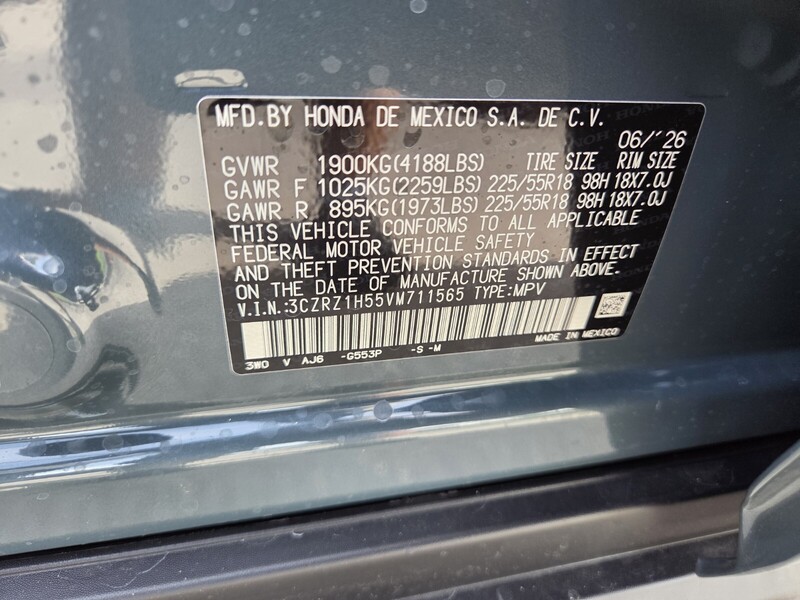 New 2027 Honda HR-V SPORT in FT. PIERCE, FLORIDA