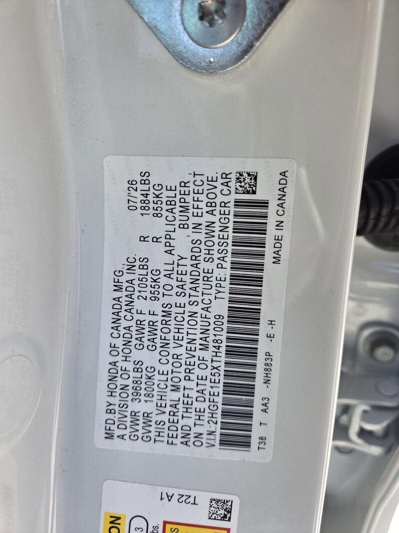 New 2026 Honda Civic  in FT. PIERCE, FLORIDA