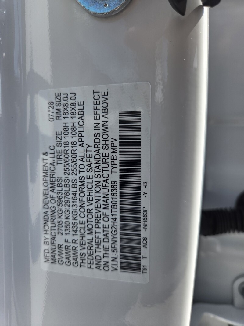 New 2026 Honda Pilot EX-L in FT. PIERCE, FLORIDA