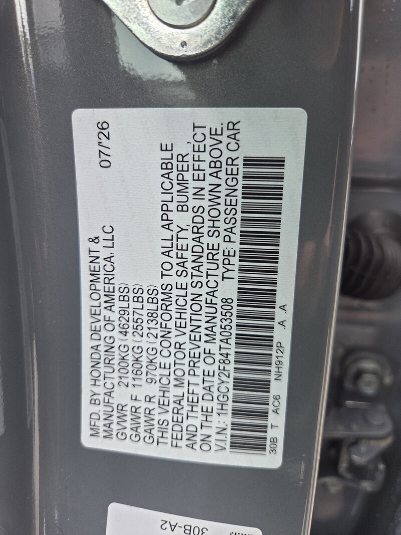 New 2026 Honda Accord Hybrid TOURING in FT. PIERCE, FLORIDA