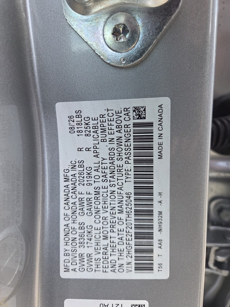 New 2026 Honda Civic LX in FT. PIERCE, FLORIDA