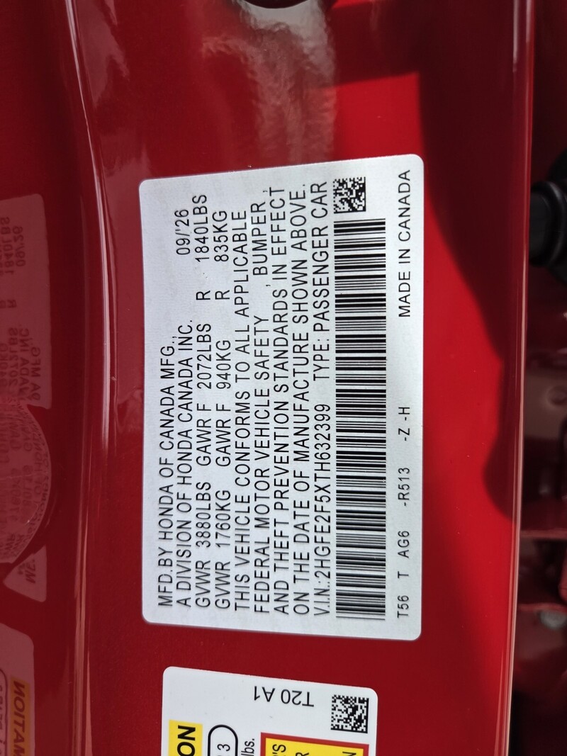 New 2026 Honda Civic SPORT in FT. PIERCE, FLORIDA