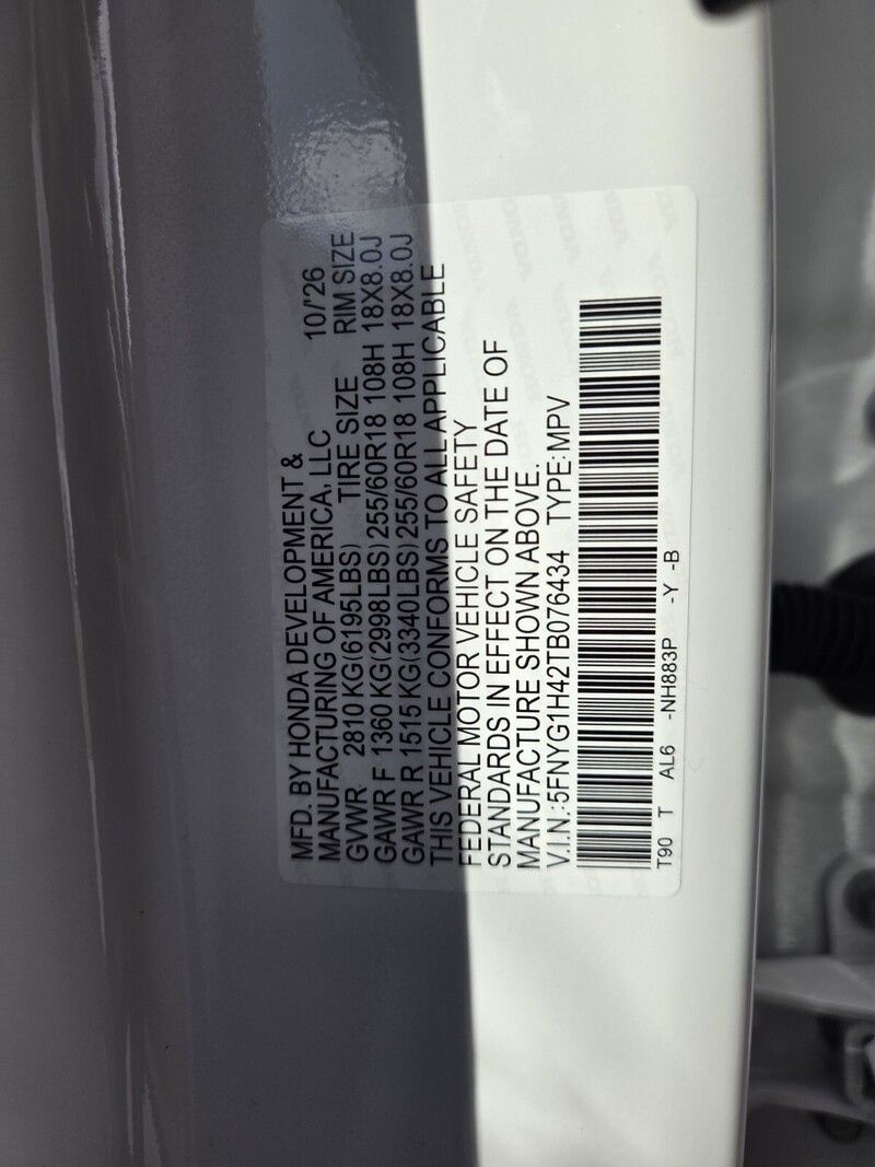 New 2026 Honda Pilot EX-L in FT. PIERCE, FLORIDA
