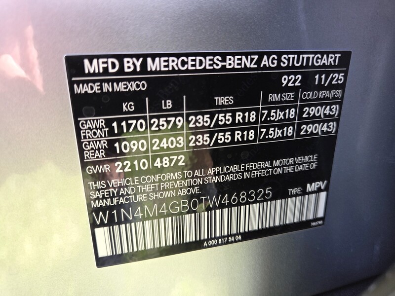 New 2026 MERCEDES-BENZ GLB GLB 250 SUV in FT. PIERCE, FLORIDA