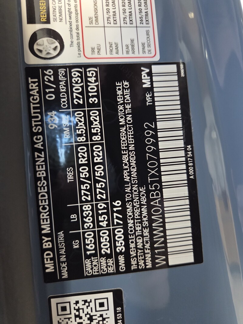 New 2026 MERCEDES-BENZ G-CLASS G 580E SUV in FT. PIERCE, FLORIDA