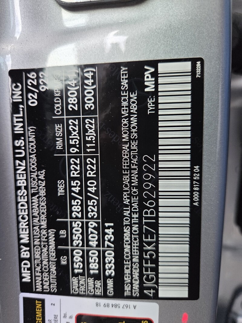 New 2026 MERCEDES-BENZ GLS GLS 450 4MATIC SUV in FT. PIERCE, FLORIDA