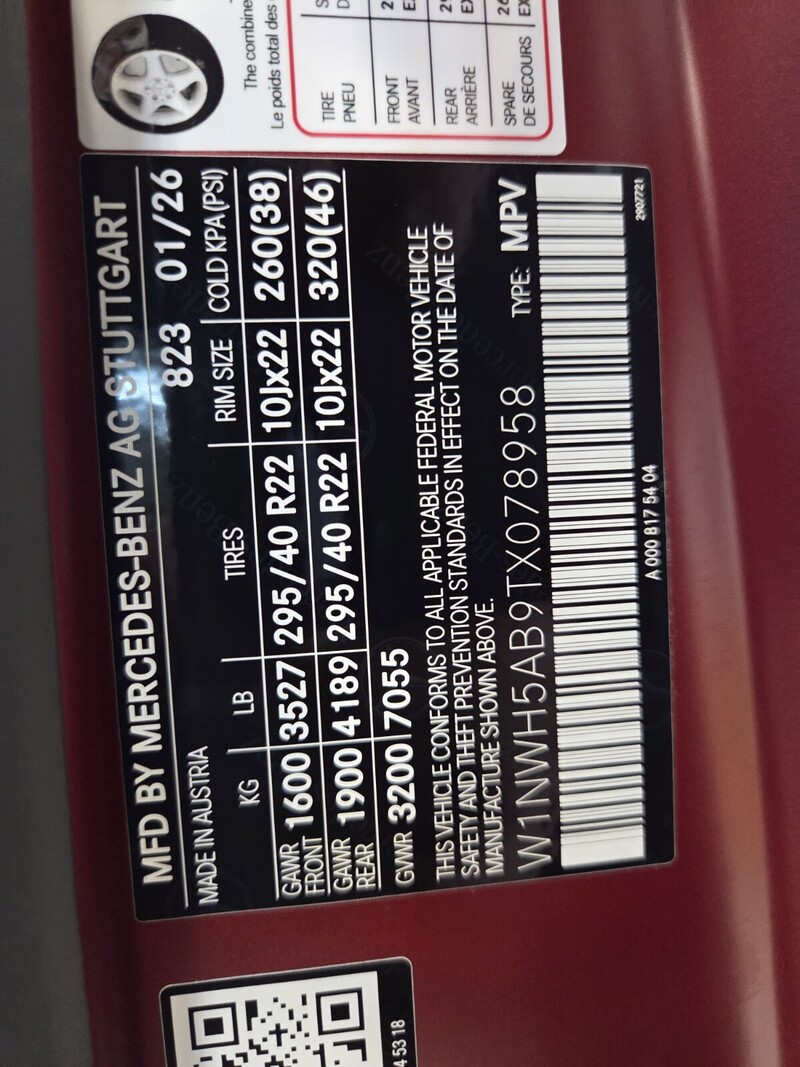 New 2026 MERCEDES-BENZ G-CLASS AMG G 63 SUV in FT. PIERCE, FLORIDA