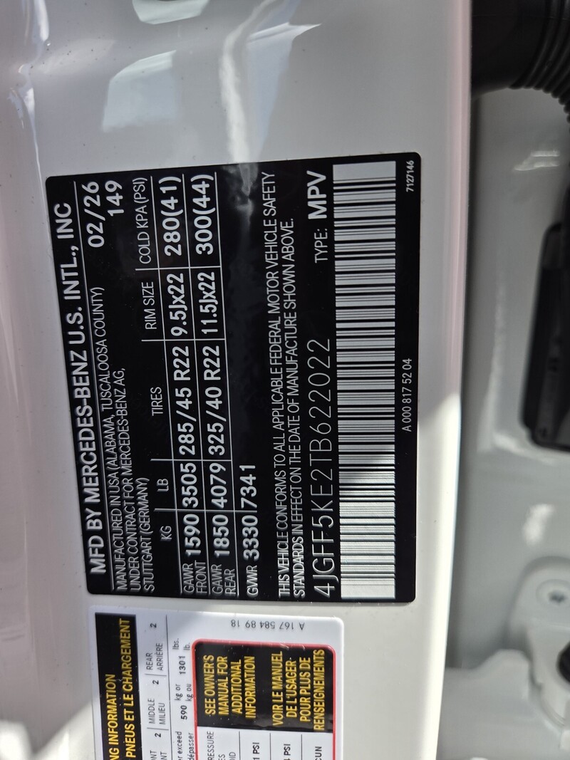 New 2026 MERCEDES-BENZ GLS GLS 450 4MATIC SUV in FT. PIERCE, FLORIDA