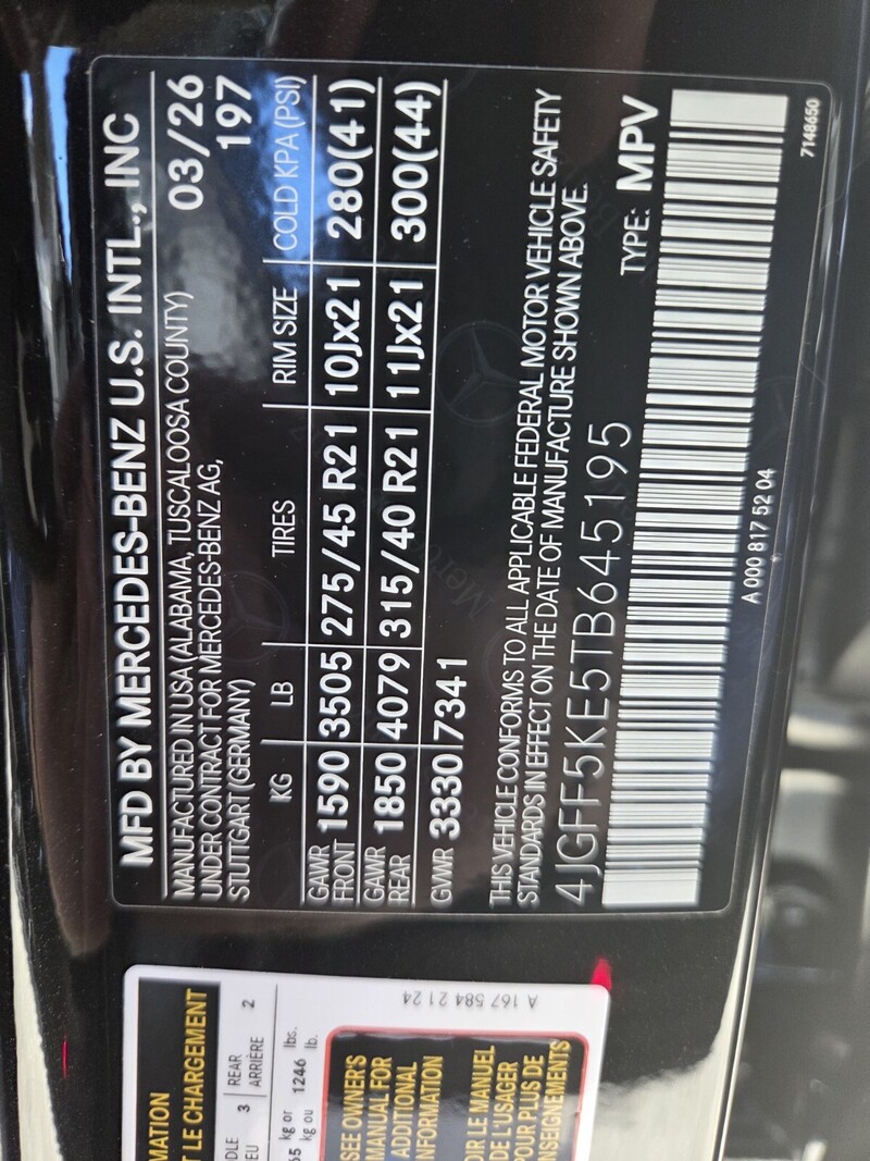 New 2026 MERCEDES-BENZ GLS GLS 450 4MATIC SUV in FT. PIERCE, FLORIDA