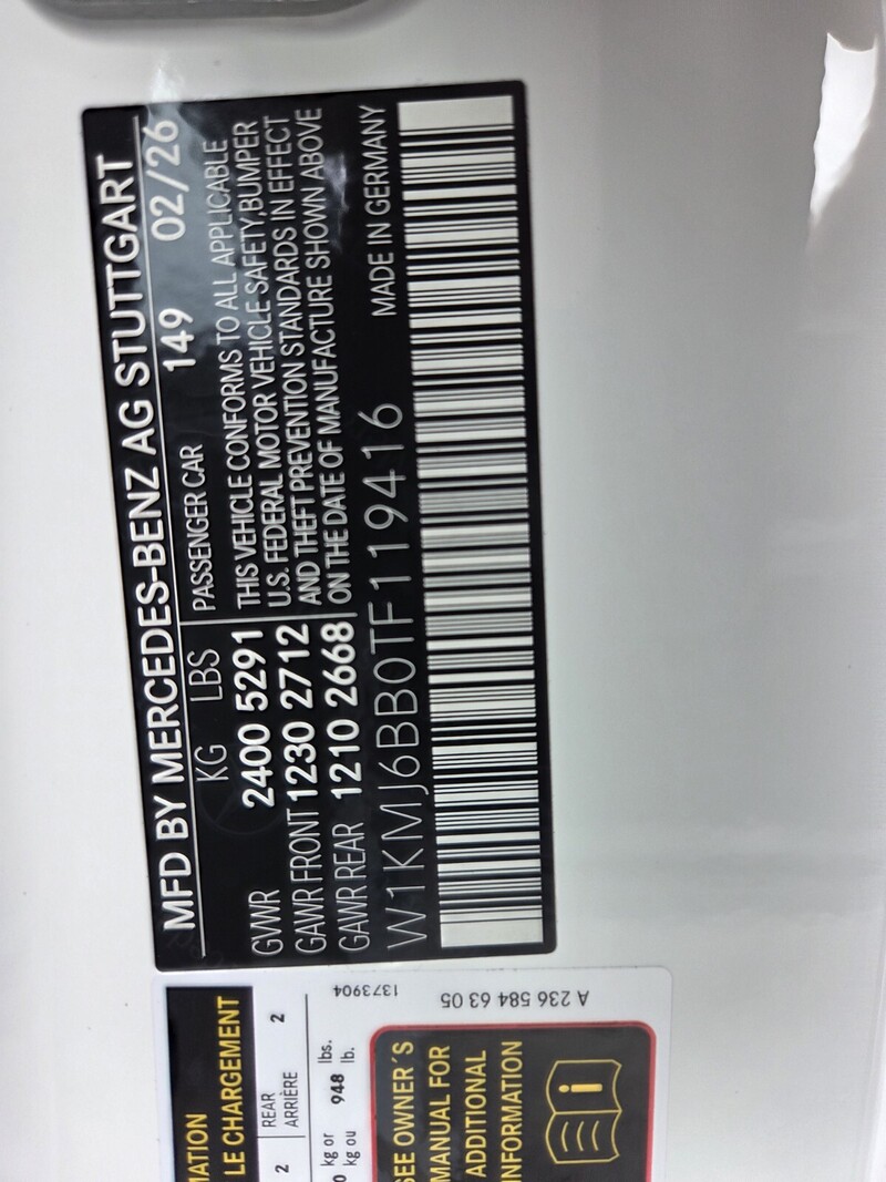 New 2026 MERCEDES-BENZ CLE CLE 450 4MATIC COUPE in FT. PIERCE, FLORIDA