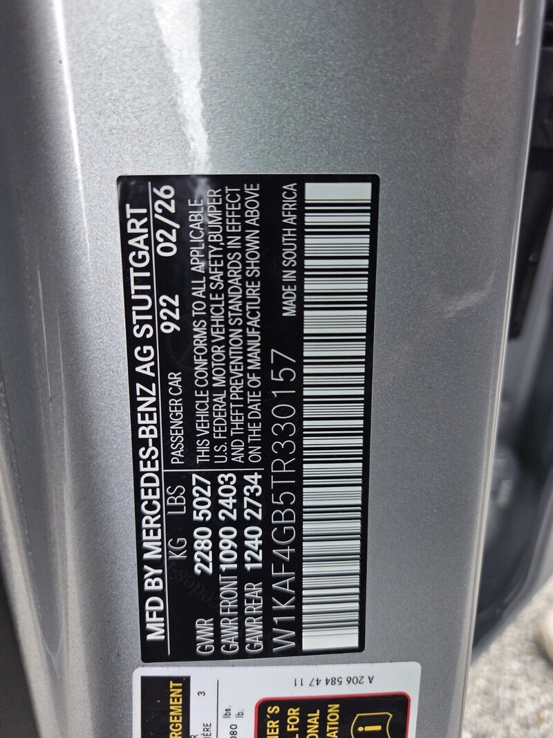 New 2026 MERCEDES-BENZ C-CLASS C 300 SEDAN in FT. PIERCE, FLORIDA