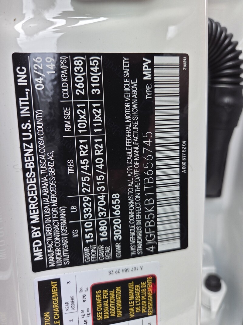 New 2026 MERCEDES-BENZ GLE GLE 450 4MATIC SUV in FT. PIERCE, FLORIDA