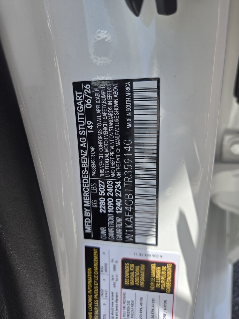 New 2026 MERCEDES-BENZ C-CLASS C 300 SEDAN in FT. PIERCE, FLORIDA