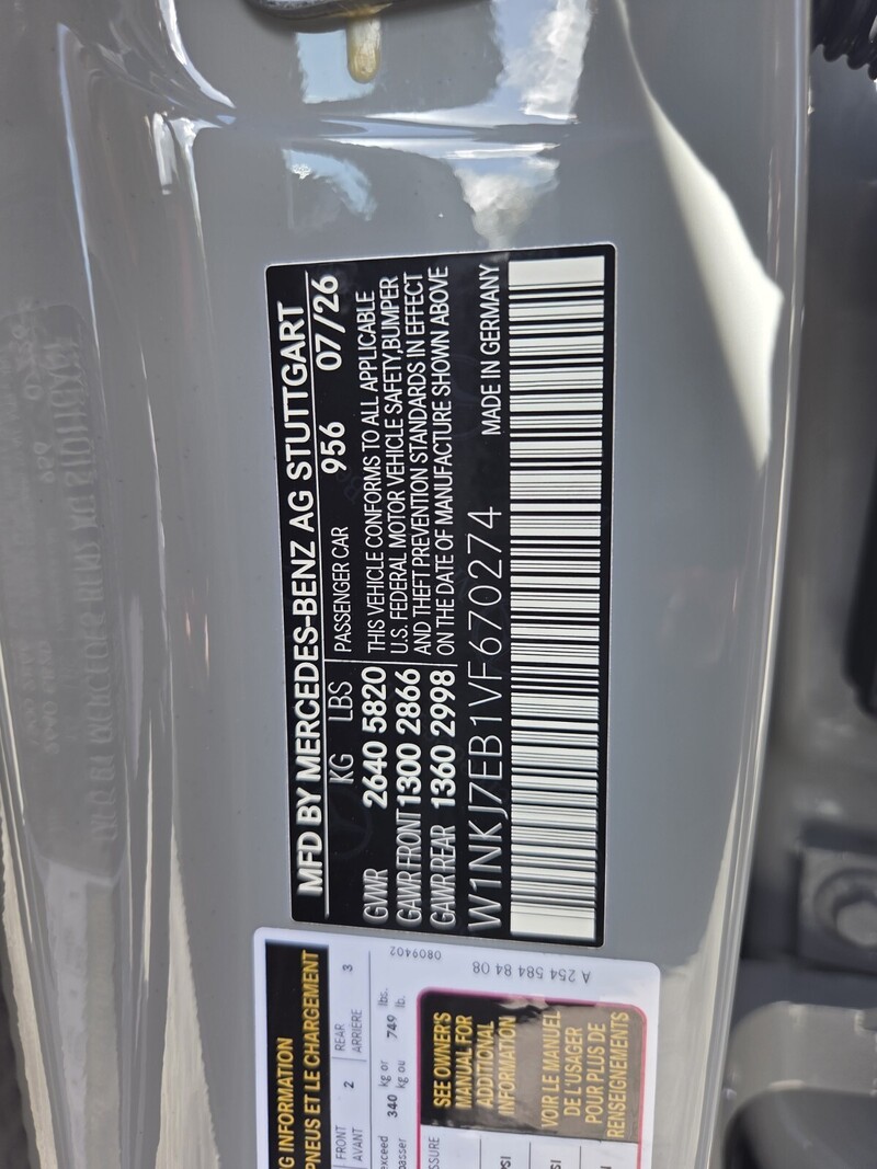 New 2027 MERCEDES-BENZ GLC-CLASS AMG GLC 53 4MATIC+ COUPE in FT. PIERCE, FLORIDA