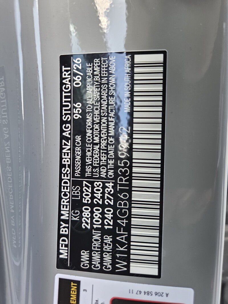 New 2026 MERCEDES-BENZ C-CLASS C 300 SEDAN in FT. PIERCE, FLORIDA