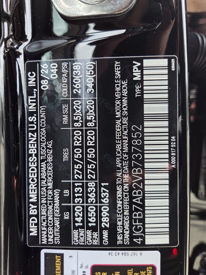 New 2027 MERCEDES-BENZ GLE GLE 350 4MATIC SUV in FT. PIERCE, FLORIDA