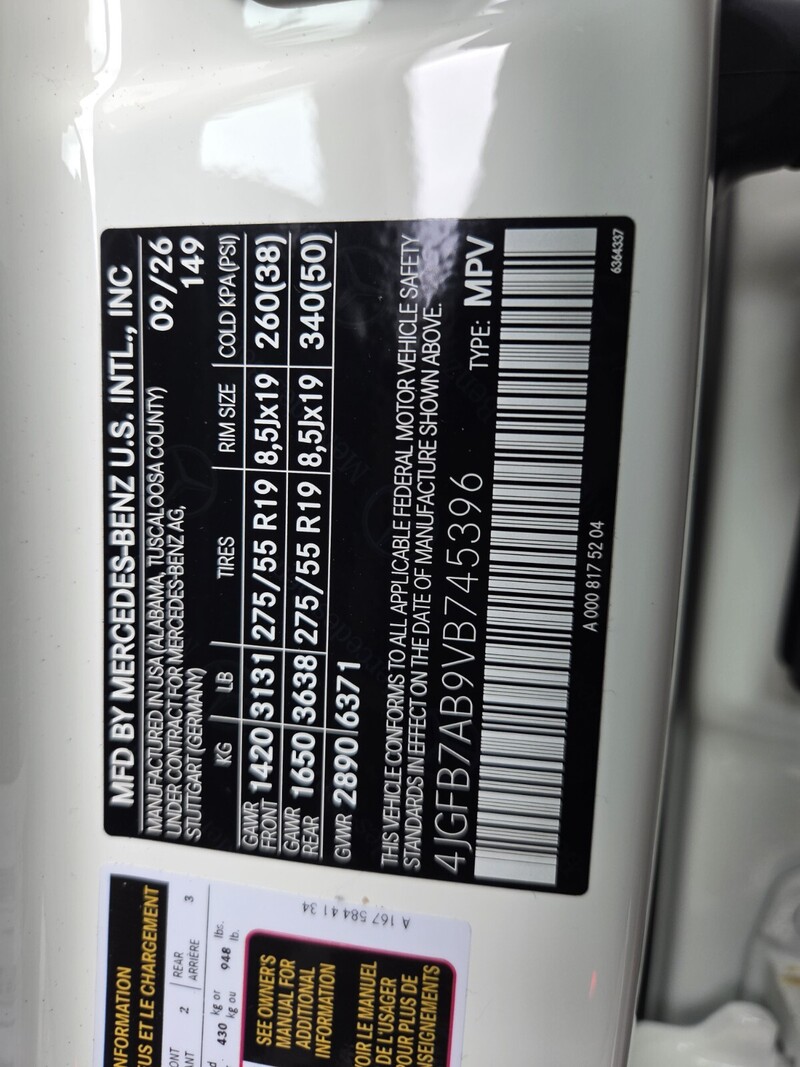 New 2027 MERCEDES-BENZ GLE GLE 350 4MATIC SUV in FT. PIERCE, FLORIDA