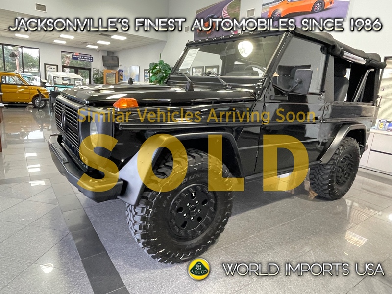 Used 1990 MERCEDES-BENZ G-CLASS G290 DIESEL WOLF OPEN TOP SWB - (COLLECTOR SERIES) in JACKSONVILLE, FLORIDA