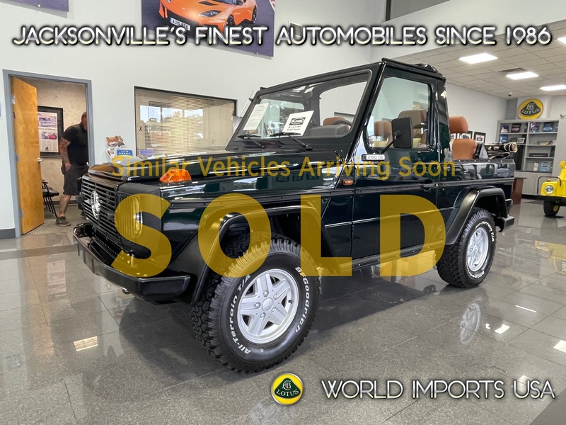 Used 1985 MERCEDES-BENZ G-CLASS G280 OPEN TOP SWB - (COLLECTOR SERIES) in JACKSONVILLE, FLORIDA