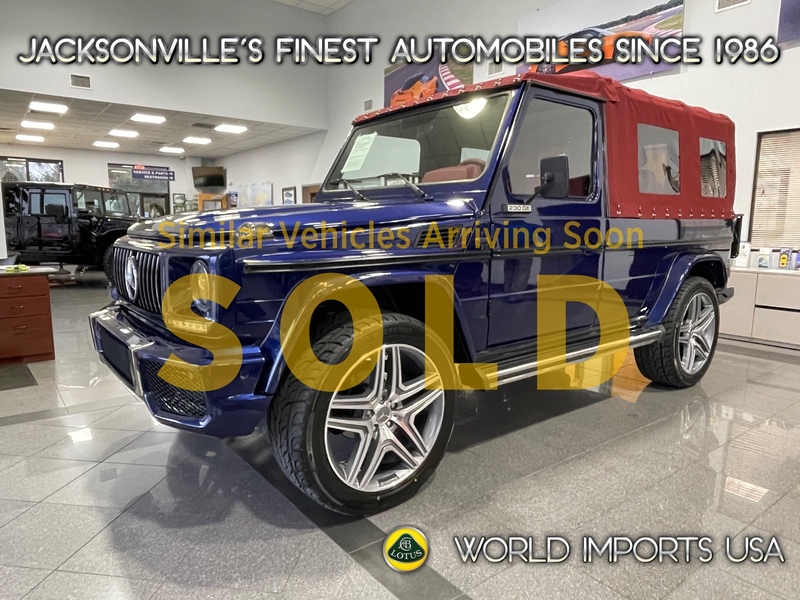 Used 1989 MERCEDES-BENZ G-CLASS G WAGON 230 OPEN TOP LWB - (FRAME-ON RESTORATION) in JACKSONVILLE, FLORIDA