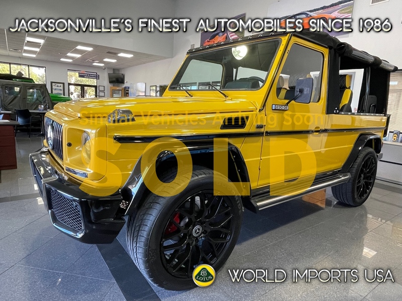 Used 1995 MERCEDES-BENZ G-CLASS G230 OPEN TOP LWB - (FRAME-ON RESTORATION) in JACKSONVILLE, FLORIDA