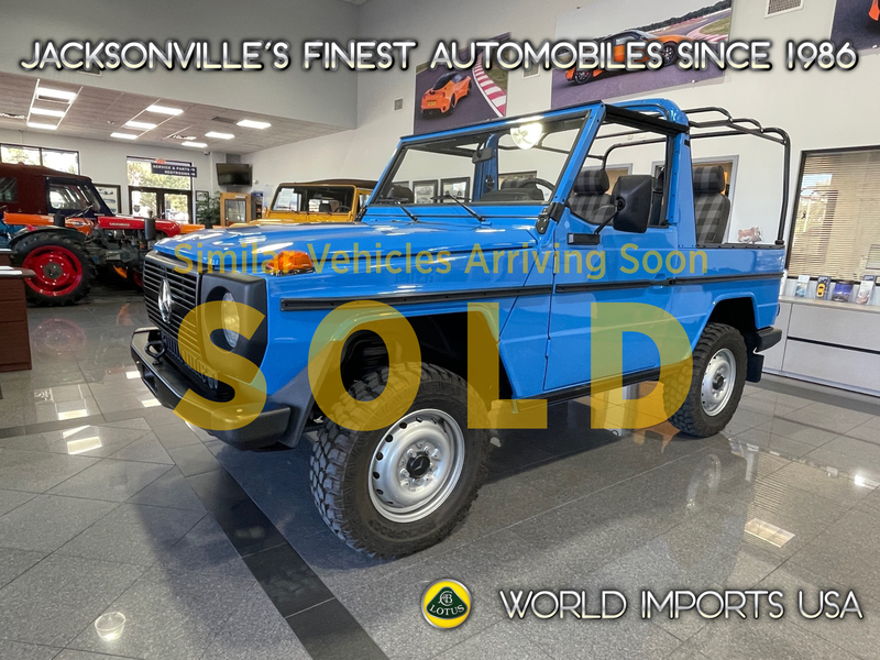 Used 1987 MERCEDES-BENZ G-CLASS G240 OPEN TOP DIESEL SWB - (FRAME-OFF RESTORATION) in JACKSONVILLE, FLORIDA
