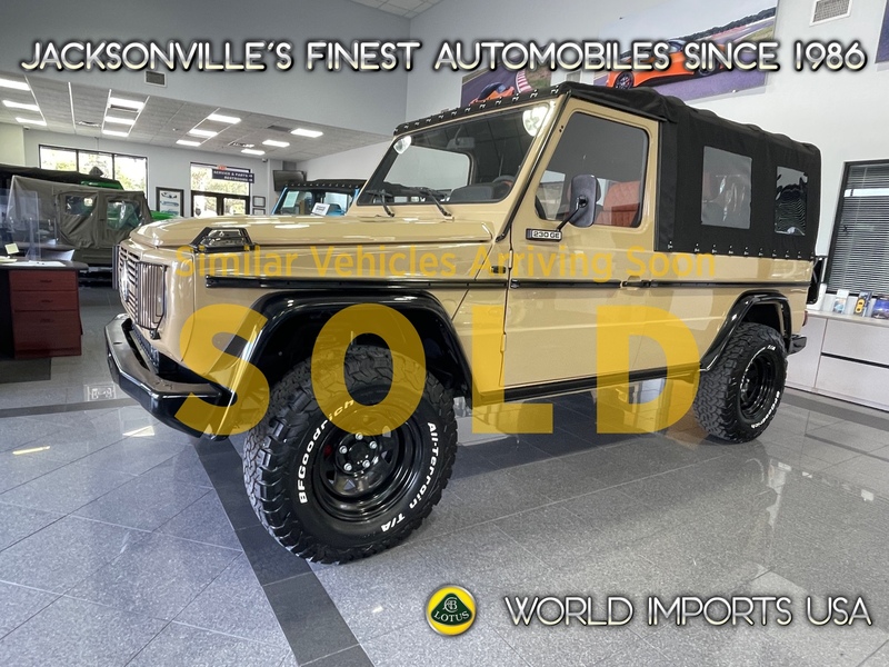 Used 1996 MERCEDES-BENZ G-CLASS G230 OPEN TOP LWB - (COLLECTOR SERIES) in JACKSONVILLE, FLORIDA