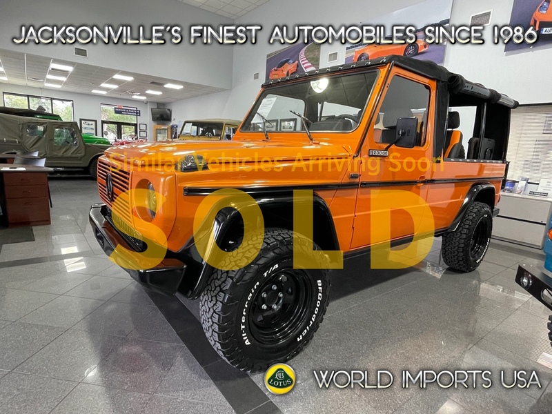 Used 1993 MERCEDES-BENZ G-CLASS G230 OPEN TOP LWB - (COLLECTOR SERIES) in JACKSONVILLE, FLORIDA
