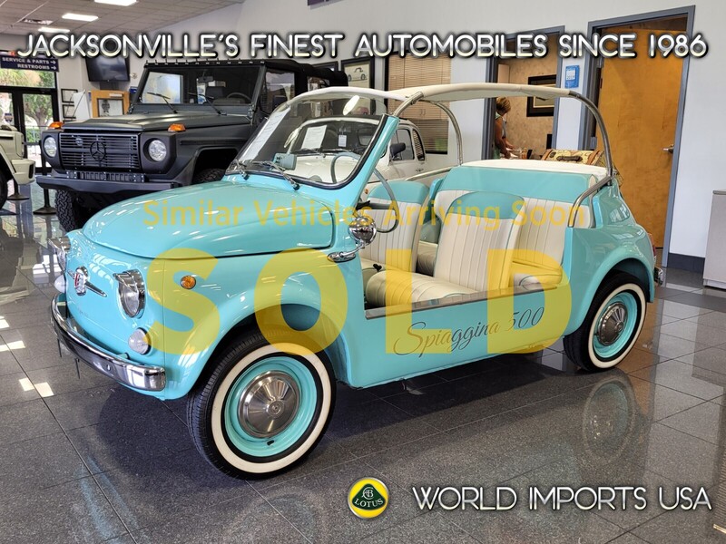 Used 1969 FIAT 500 JOLLY - (RESTORED COLLECTOR SERIES) in JACKSONVILLE, FLORIDA