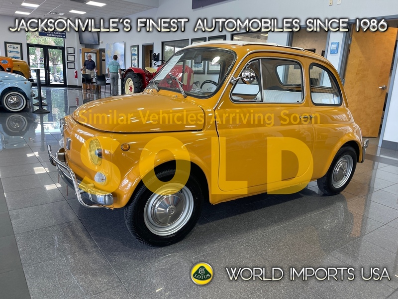 Used 1972 FIAT 500 COUPE - (RESTORED COLLECTOR SERIES) in JACKSONVILLE, FLORIDA