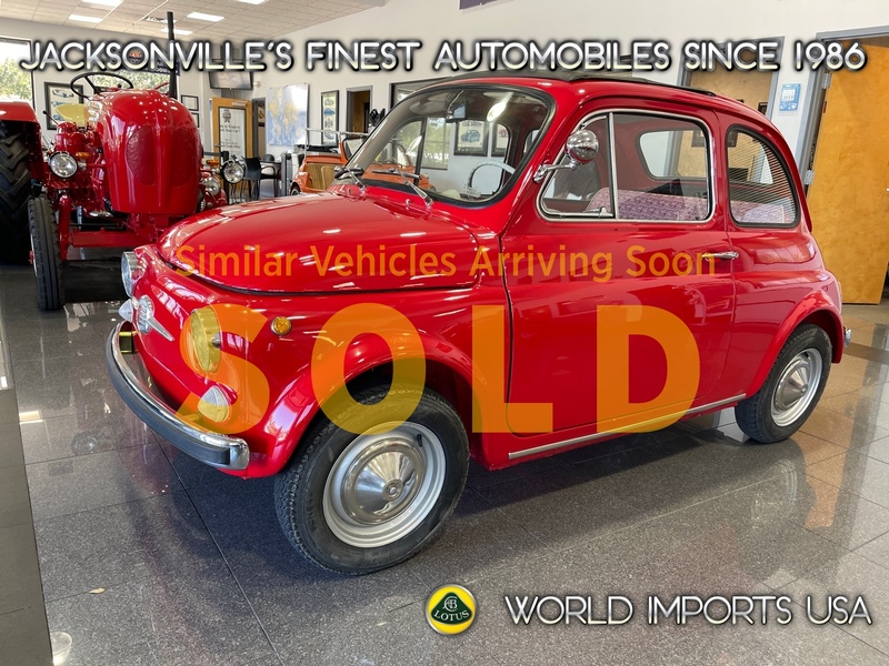 Used 1966 FIAT 500 COUPE - (FRAME-ON RESTORATION) in JACKSONVILLE, FLORIDA