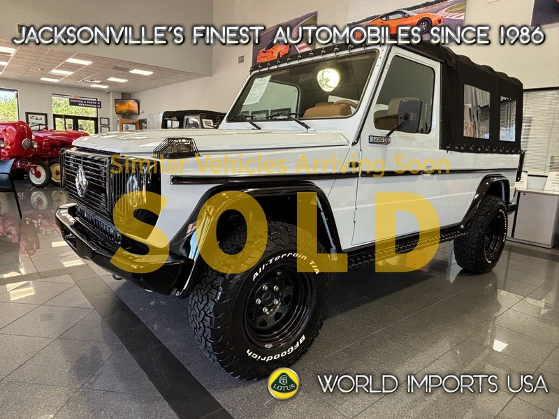 Used 1993 MERCEDES-BENZ G-CLASS G WAGON 230 OPEN TOP LWB - (FRAME-ON RESTORATION) in JACKSONVILLE, FLORIDA