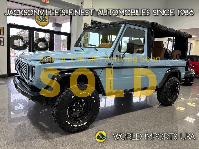 Used 1991 MERCEDES-BENZ G-CLASS G WAGON 230 OPEN TOP LWB - (FRAME-ON RESTORATION) in JACKSONVILLE, FLORIDA