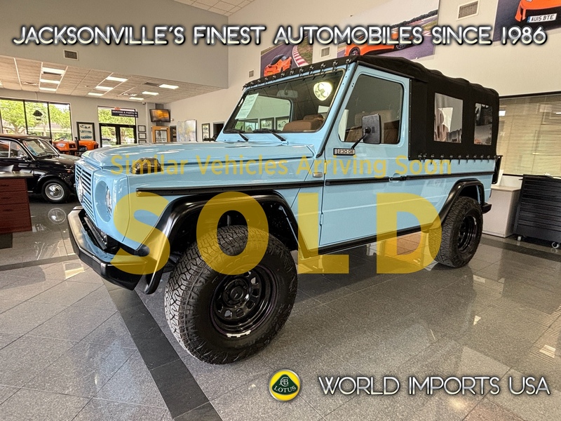 Used 1992 MERCEDES-BENZ G-CLASS G WAGON 230 OPEN TOP LWB - (FRAME-ON RESTORATION) in JACKSONVILLE, FLORIDA
