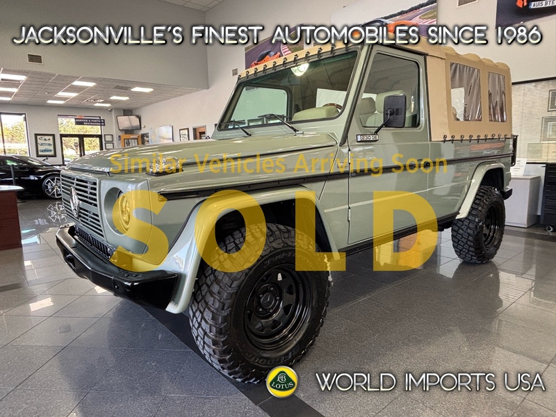 Used 1992 MERCEDES-BENZ G-CLASS G230 OPEN TOP LWB - (FRAME-ON RESTORATION) in JACKSONVILLE, FLORIDA