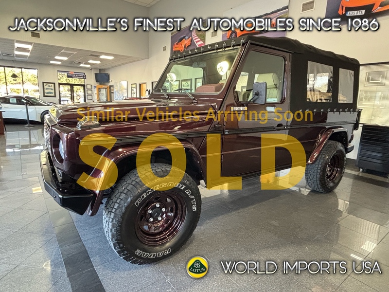 Used 1995 MERCEDES-BENZ G-CLASS G230 OPEN TOP LWB - (FRAME-ON RESTORATION) in JACKSONVILLE, FLORIDA