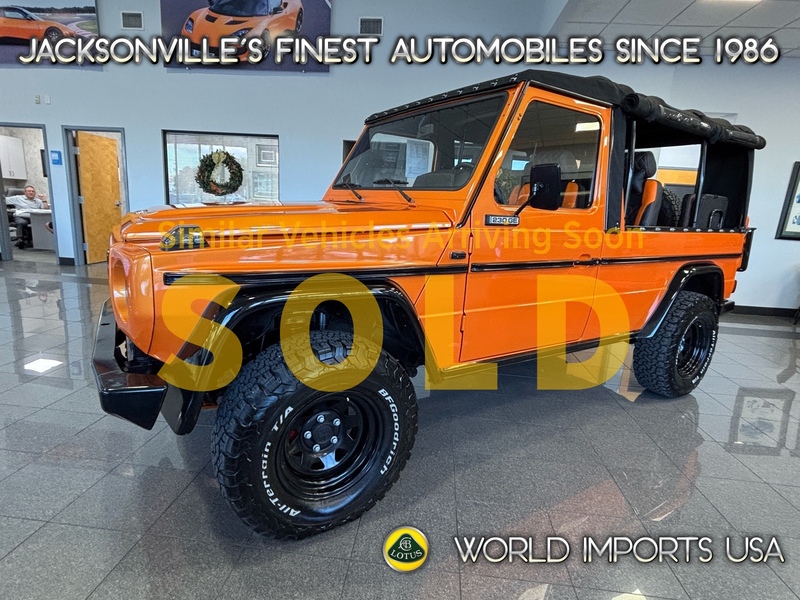 Used 1993 MERCEDES-BENZ G-CLASS G230 OPEN TOP LWB - (COLLECTOR SERIES) in JACKSONVILLE, FLORIDA