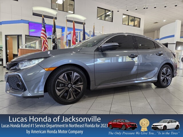 Used 2018 Honda Civic Hatchback EX CVT in JACKSONVILLE, FLORIDA