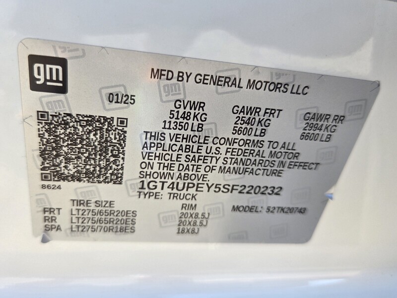 Used 2025 GMC SIERRA 2500 AT4 in JACKSONVILLE, FLORIDA