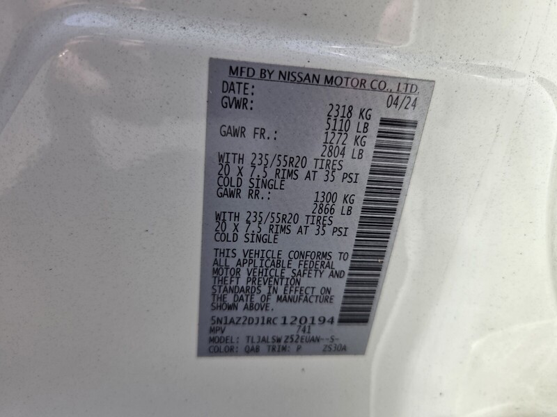 Used 2024 NISSAN MURANO PLATINUM in JACKSONVILLE, FLORIDA